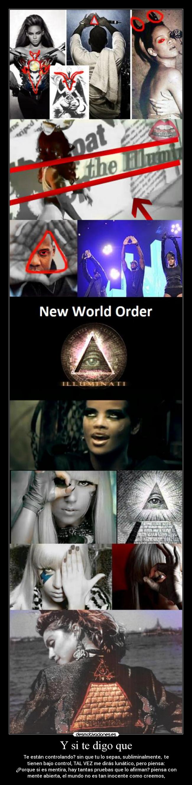 carteles illuminati desmotivaciones