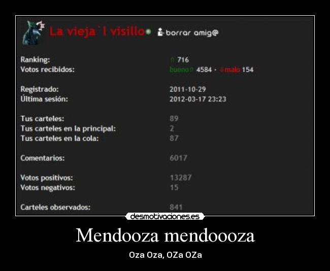 Mendooza mendoooza - Oza Oza, OZa OZa