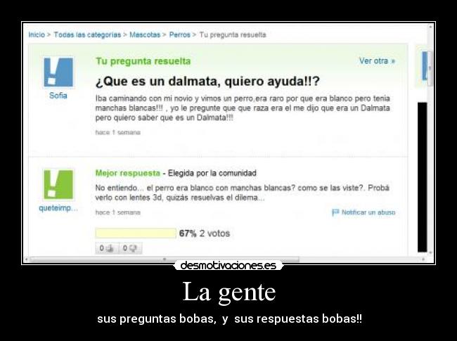 La gente - 