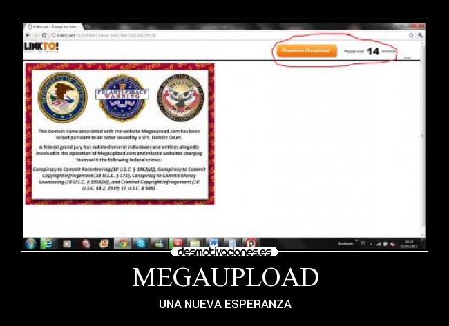 MEGAUPLOAD - UNA NUEVA ESPERANZA