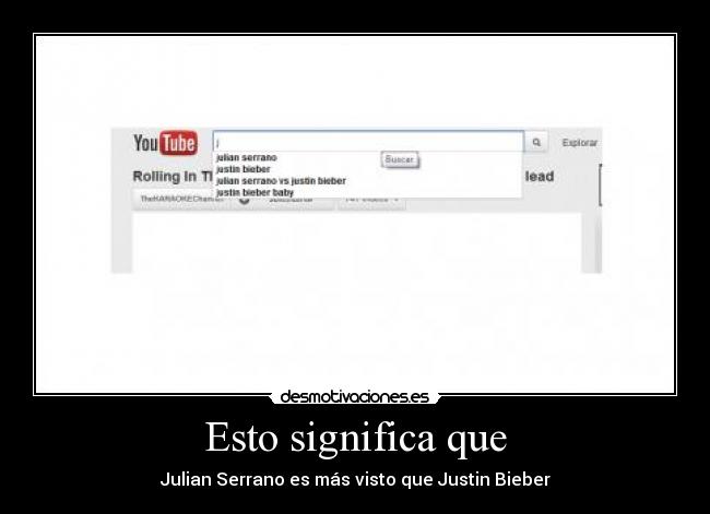 Esto significa que -