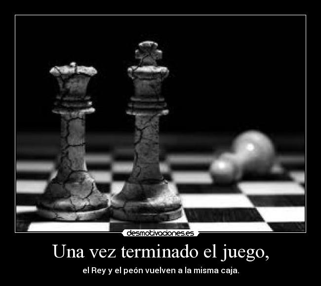 Una vez terminado el juego, - 