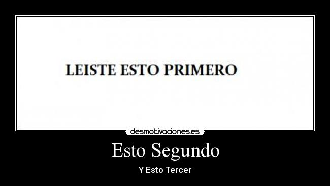 Esto Segundo -