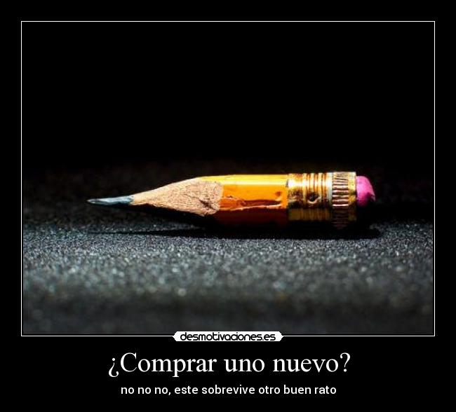 ¿Comprar uno nuevo? - 