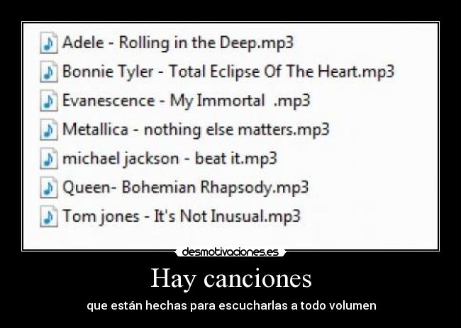 Hay canciones -