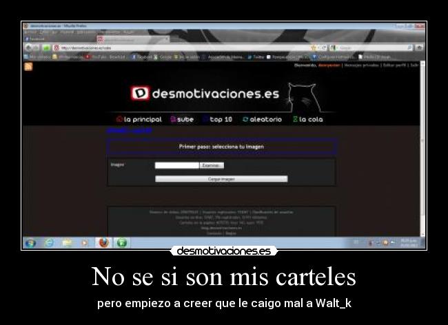 No se si son mis carteles - 