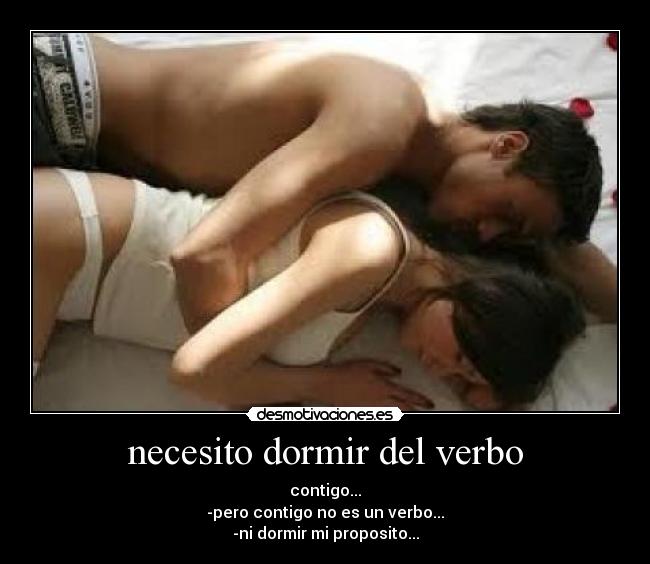 necesito dormir del verbo -