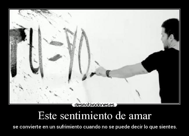 Este sentimiento de amar - 