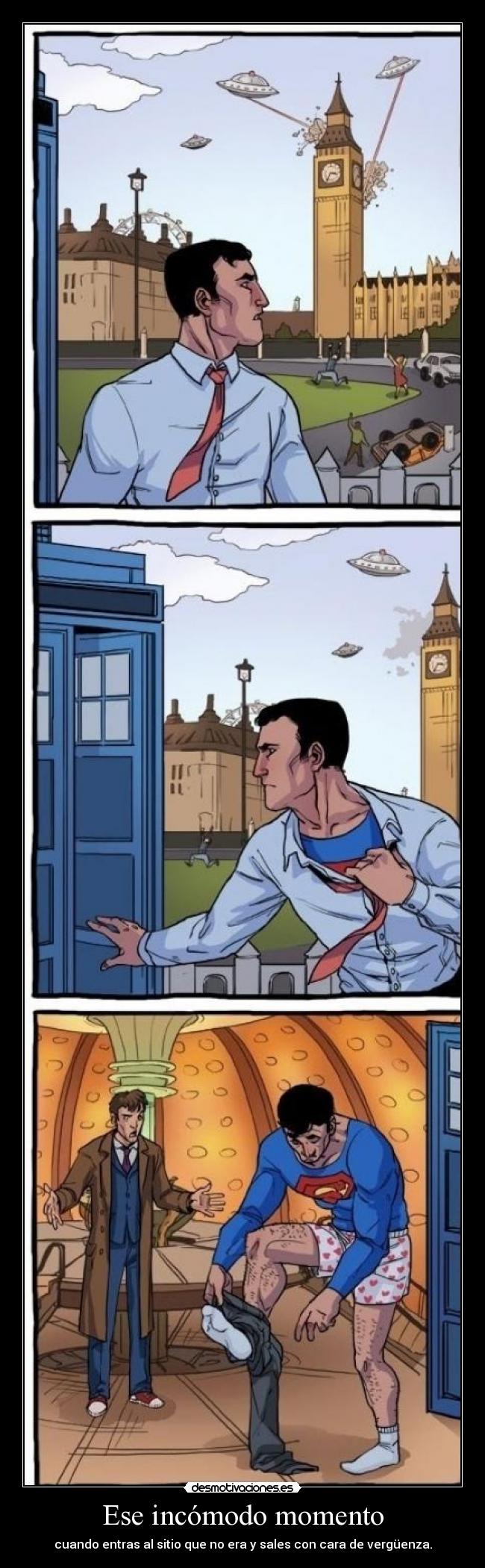 Ese incómodo momento -