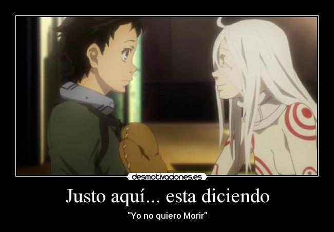 Justo aquí... esta diciendo -