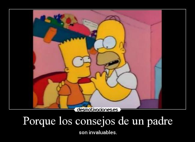 Porque los consejos de un padre - 