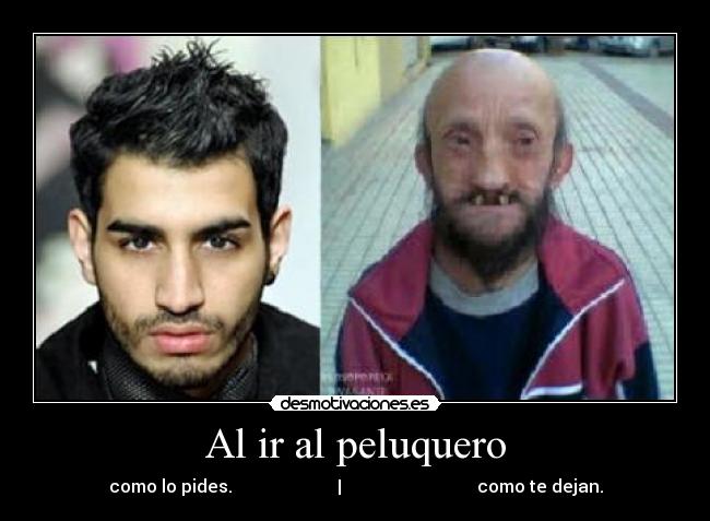 Al ir al peluquero - 