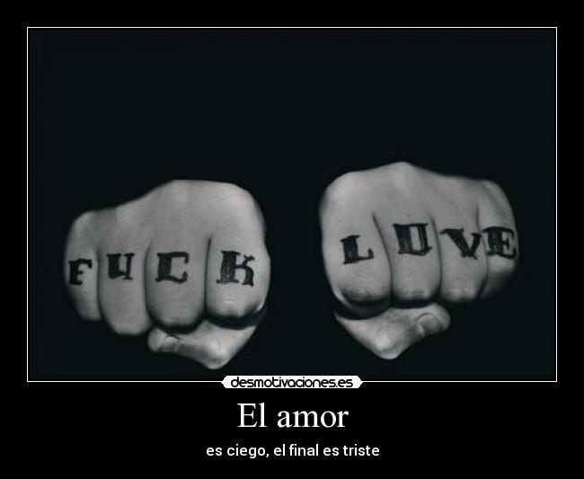 El amor -