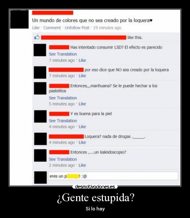 ¿Gente estupida? - 