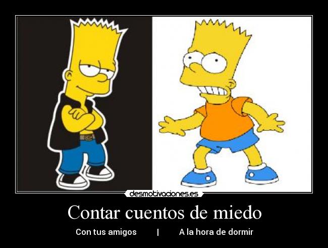 Contar cuentos de miedo -