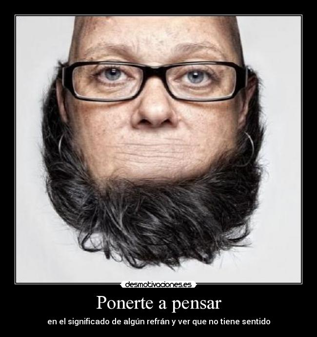 Ponerte a pensar -