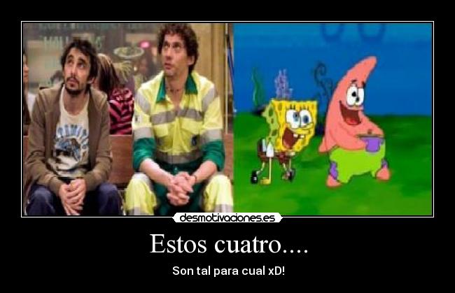 carteles luisma barajas bob esponja patricio desmotivaciones