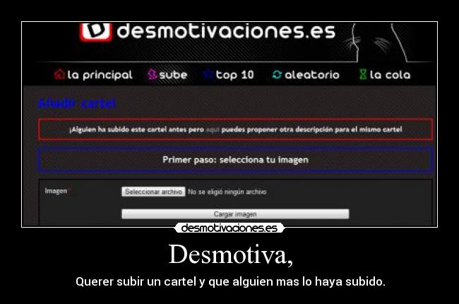 Desmotiva, -
