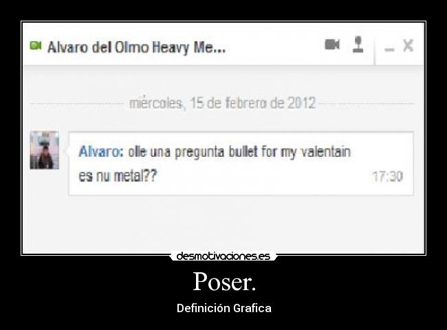 Poser. - Definición Grafica