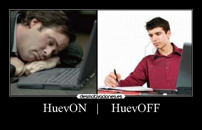 carteles huevon desmotivaciones