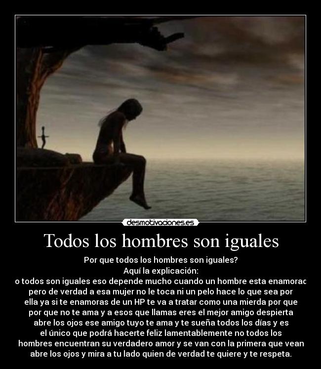 Todos los hombres son iguales -