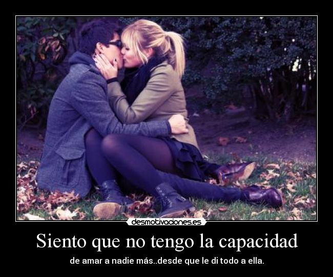 Siento que no tengo la capacidad - 