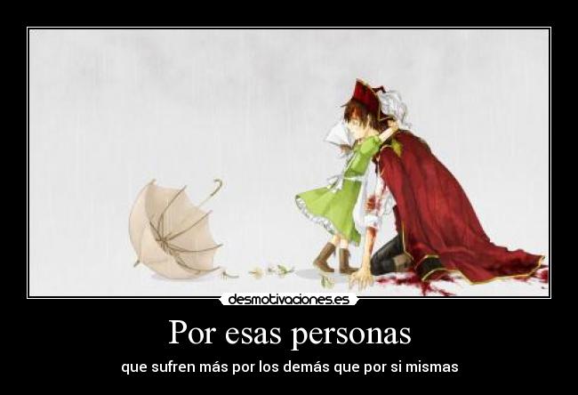 Por esas personas - 
