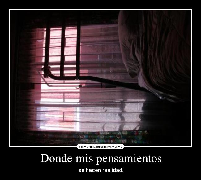 Donde mis pensamientos - 