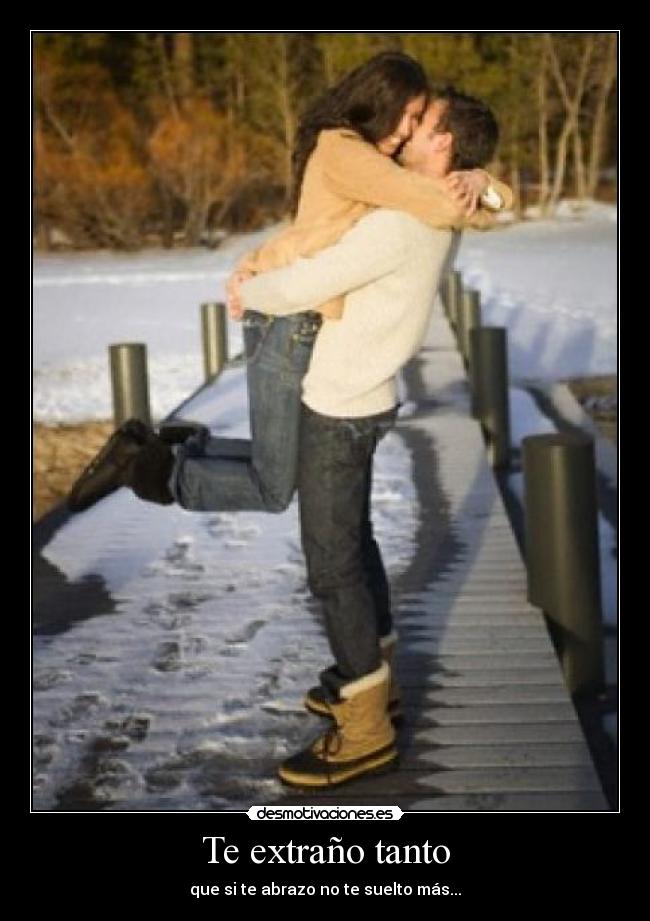 Te extraño tanto - 