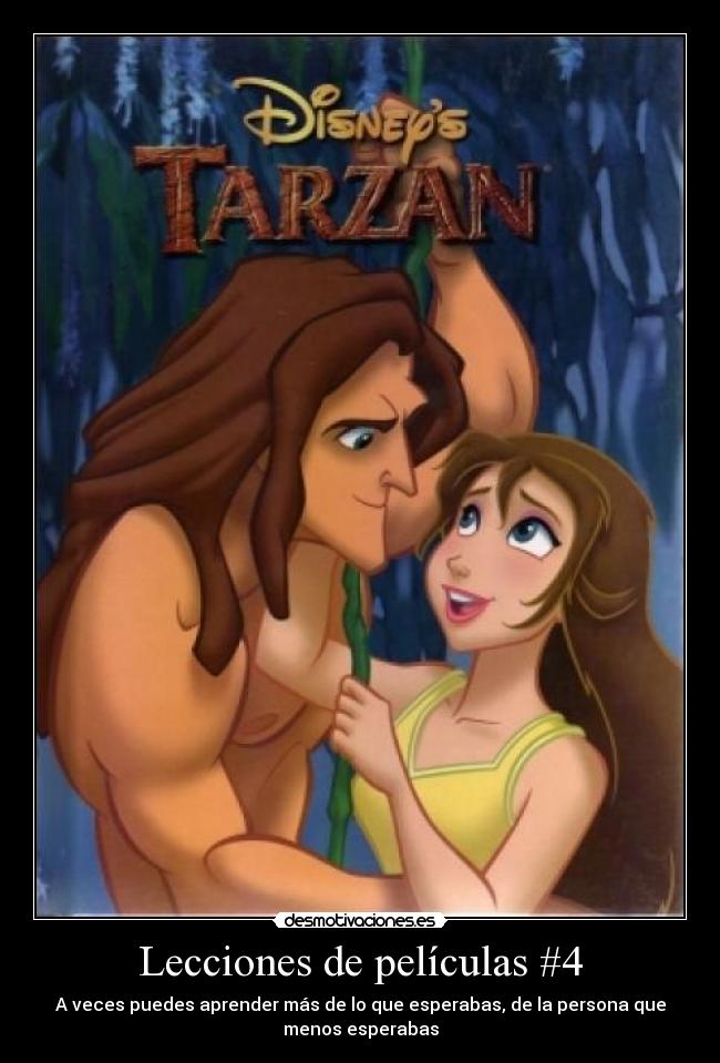 Lecciones de películas #4 - A veces puedes aprender más de lo que esperabas, de la persona que
menos esperabas