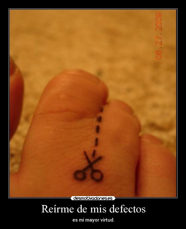 Reírme de mis defectos - 