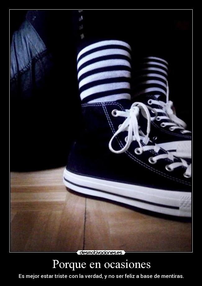 Porque en ocasiones - 