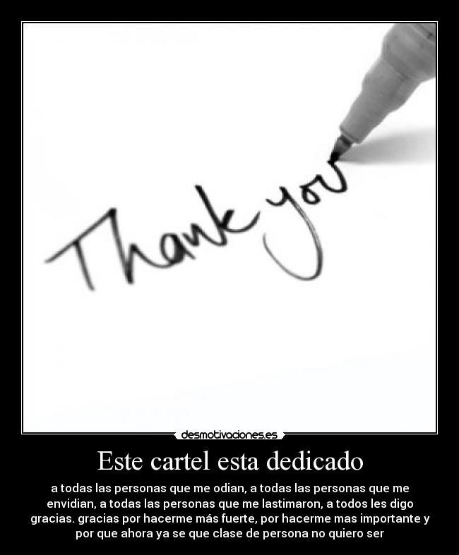 Este cartel esta dedicado - 