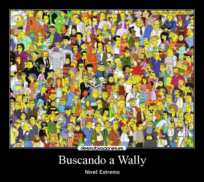 Buscando a Wally - Nivel: Extremo
