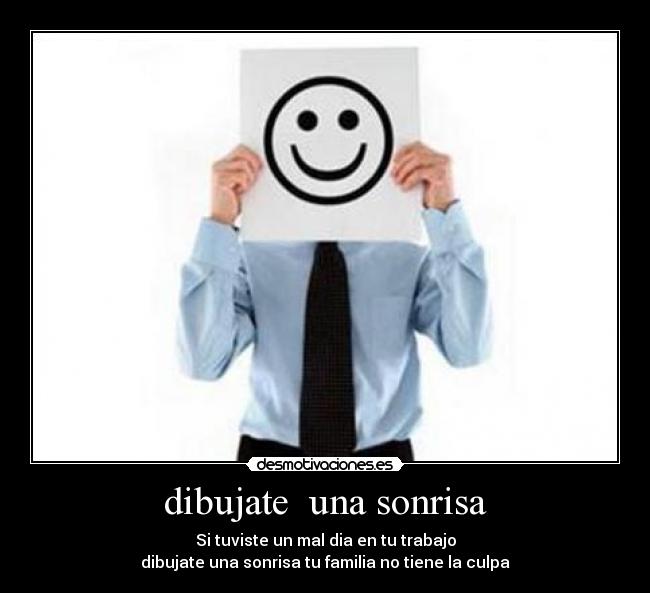 dibujate una sonrisa -