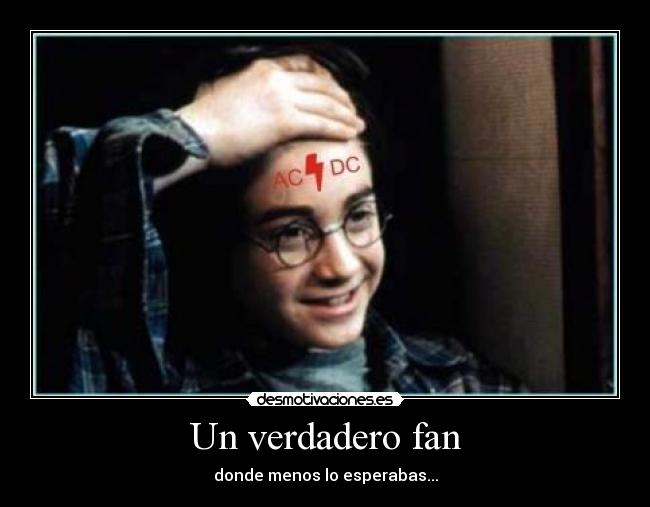 carteles harry potter true fan desmotivaciones