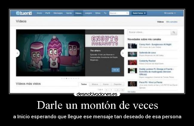 Darle un montón de veces -