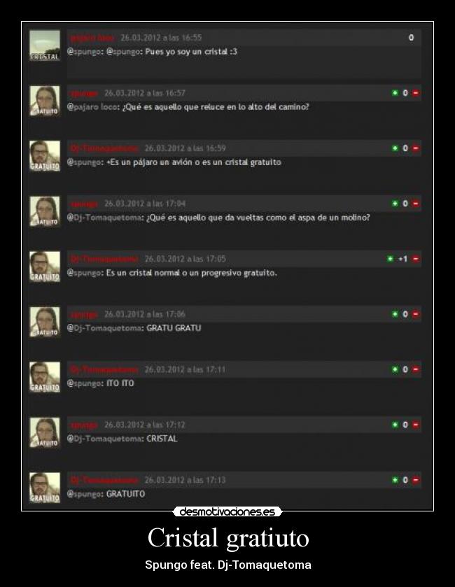 Cristal gratiuto - Spungo feat. Dj-Tomaquetoma