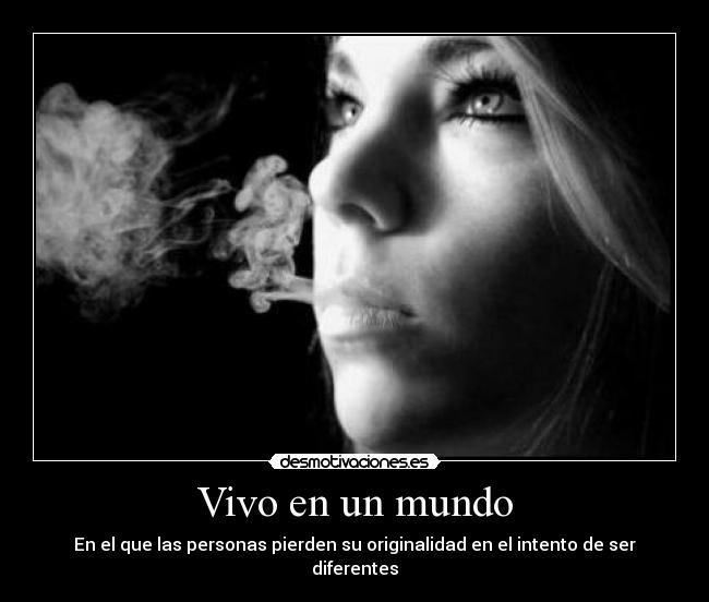 Vivo en un mundo -