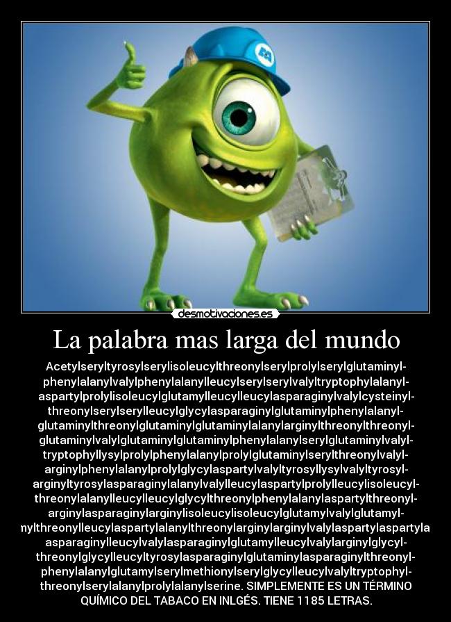 La palabra mas larga del mundo - 