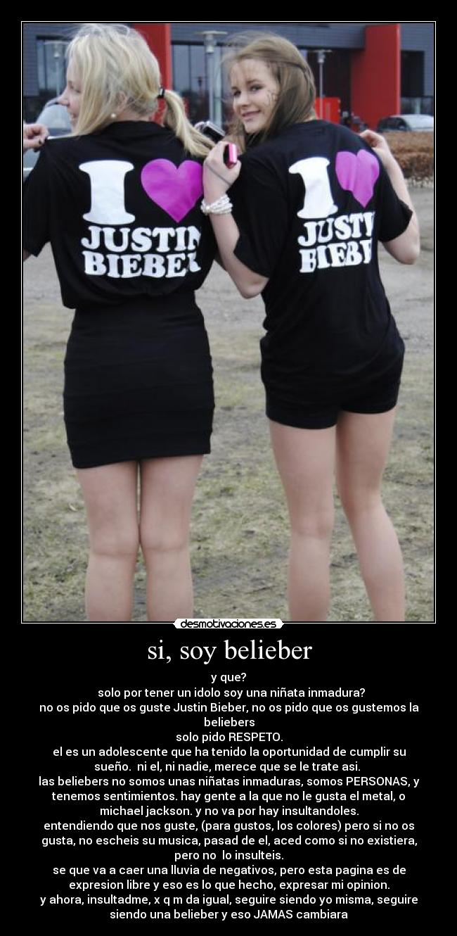 si, soy belieber - 