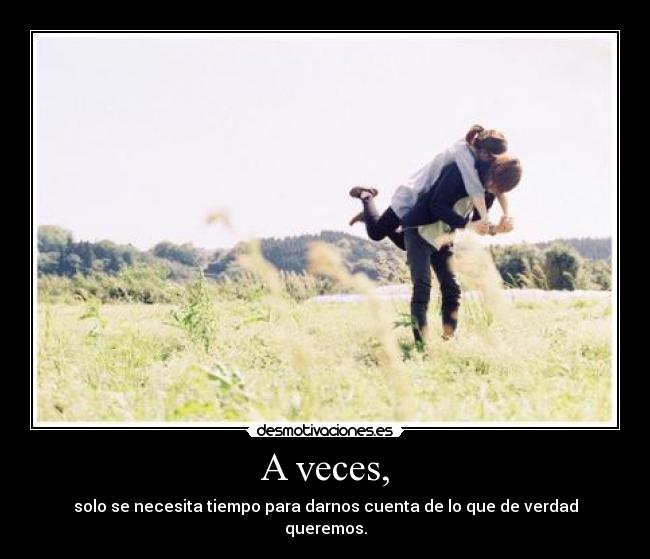 A veces, - 