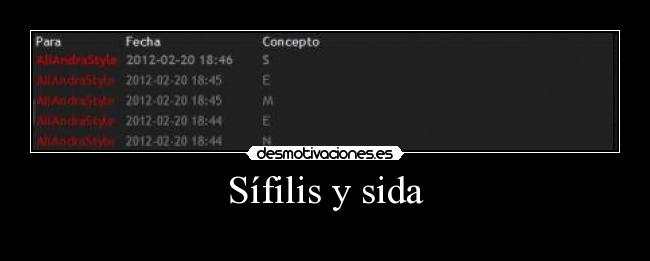 Sífilis y sida - 