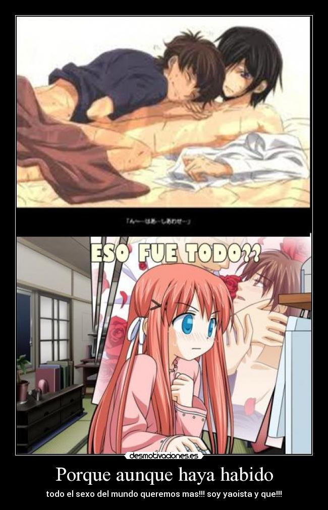 Porque aunque haya habido -