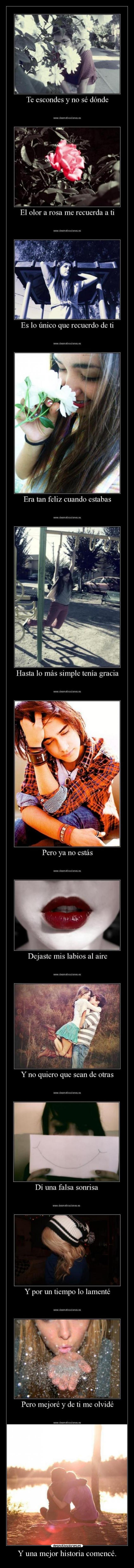 Y una mejor historia comencé. - 