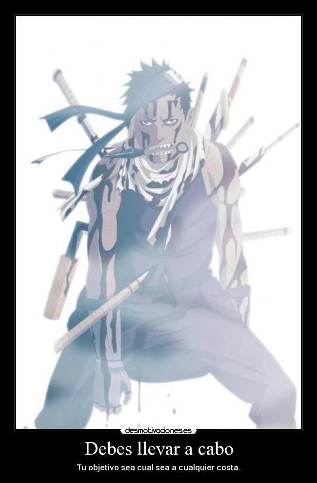 carteles zabuza momochi desmotivaciones