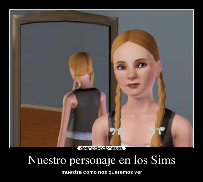 Nuestro personaje en los Sims -