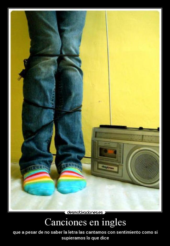 Canciones en ingles -