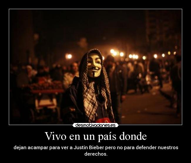 Vivo en un país donde - 