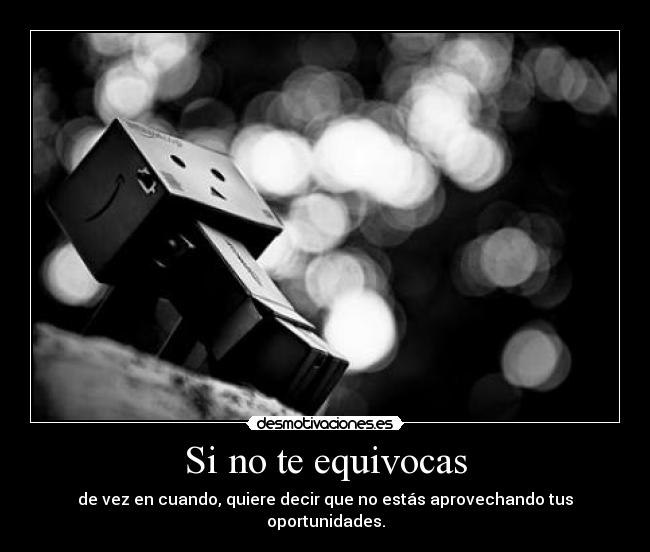 Si no te equivocas - 